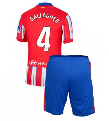 Atletico Madrid Conor Gallagher #4 Hemmakläder Barn 2024-25 Kortärmad (+ Korta byxor)